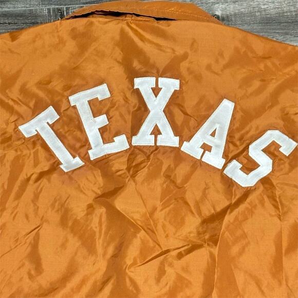 Vintage University of Texas Longhorns Men's Orange Windbreaker Jacket L - Picture 3 of 5